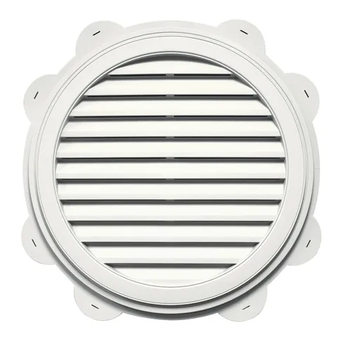 Round Gable Vent 020 Heritage Cream 22"