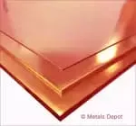 Copper Sheet 3 × 10 ft 16 oz