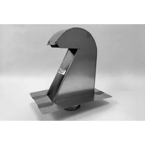 Millennium Acrylume Galvanized Roof Vent with Damper, 4 in. or 10 in.