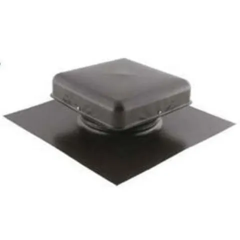 RVO38 Galvanized Roof Ventilator, 38 sq in NFA, Black or Brown