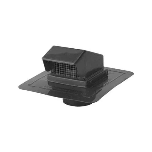 NorWesCo Plastic Stem Vent, 4 in. and 6 in. Roof Vent in Black, Dark Brown and Gray, photo 2 of 2