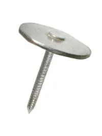 Original Welded Head Cap Nails, Ring Shank, 1 in. or 2 in., 50 lb Box