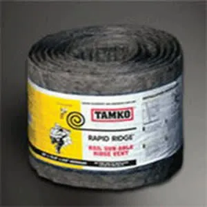 Rapid Ridge Vent 10-1/2 in × 20 ft Black Rolled Ridge Vent