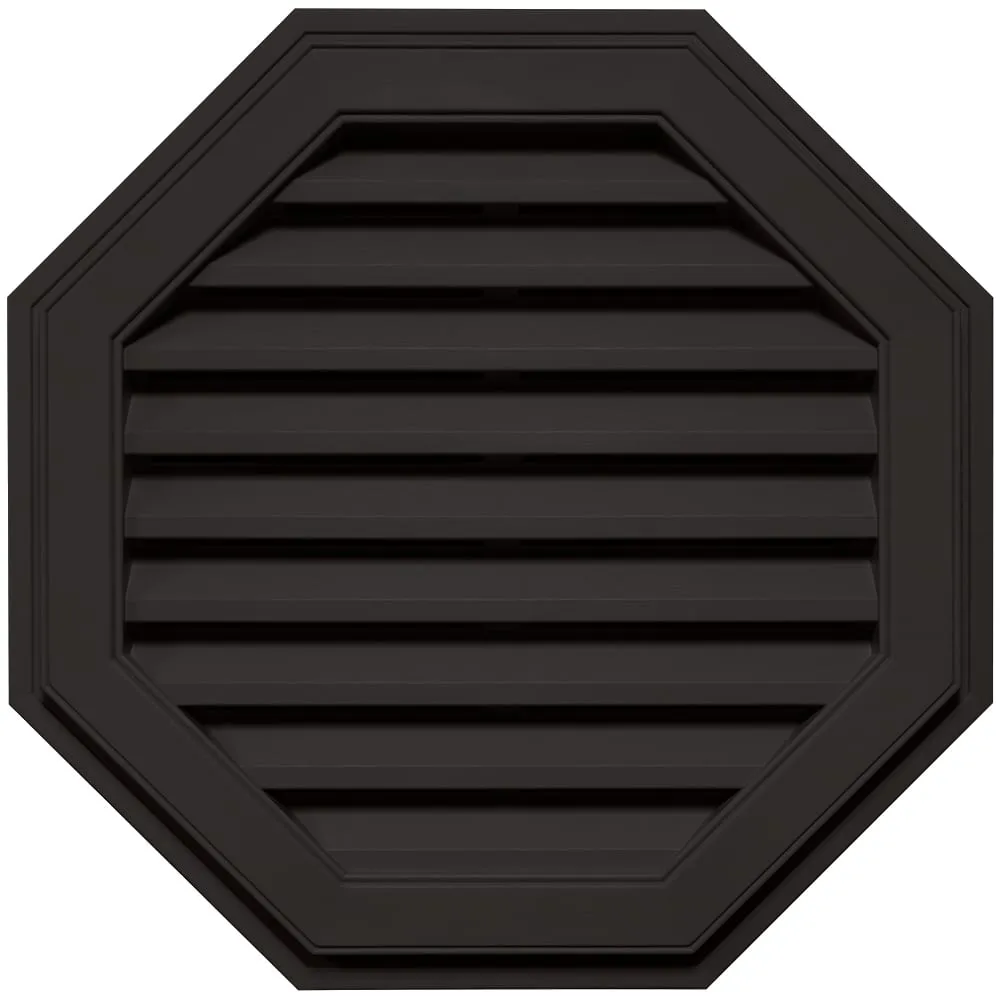 TopShield Vinyl Octagon Gable Vent, photo 2 of 3