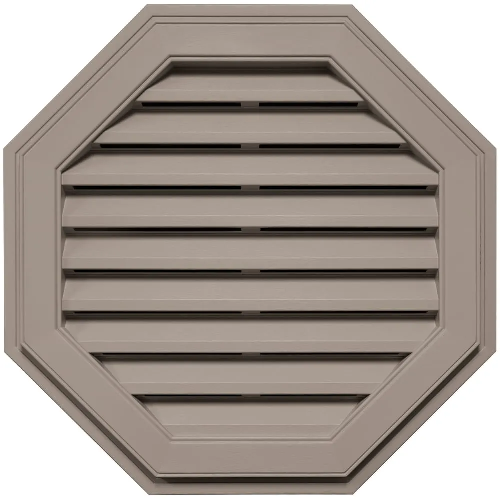 TopShield Vinyl Octagon Gable Vent, photo 3 of 3