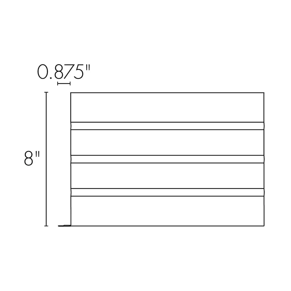Quality Edge TruLine HP-Series Ribbed Fascia, photo 2 of 2