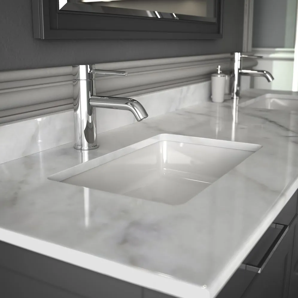 Wyndham Collection Margate 72-in Dark Gray Bathroom Vanity Cabinet, photo 8 of 9