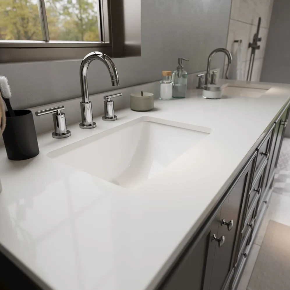 Wyndham Collection Deborah 72-in Dark Espresso Double Sink Bathroom Vanity with White Carrara Marble Top, photo 8 of 9