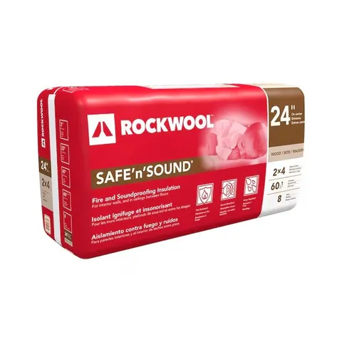 Mineral Wool Safe 'n' Sound 3 × 23 × 47 in