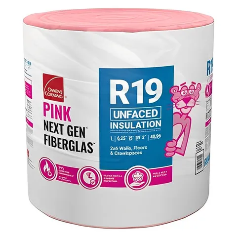 R-19 Unfaced Continuous Roll Insulation (All Sizes)