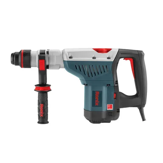Ronix 2742 Corded Rotomartillo for Concrete Including 4 Drill Bits Carrying Case 13 Joules of Impact Energy Rotary Hammer, photo 6 of 6