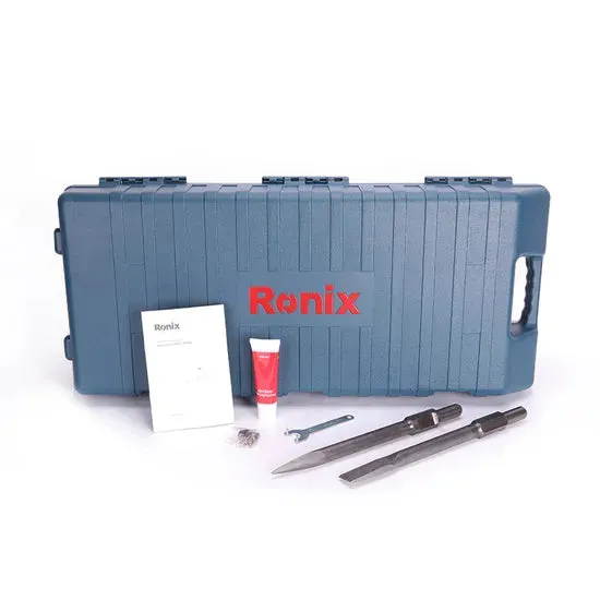 Ronix 2816L 1600W Industrial Motor with 46j Impact Energy Designed to Complete Concrete Metalworking Demolition Hammers, photo 4 of 6
