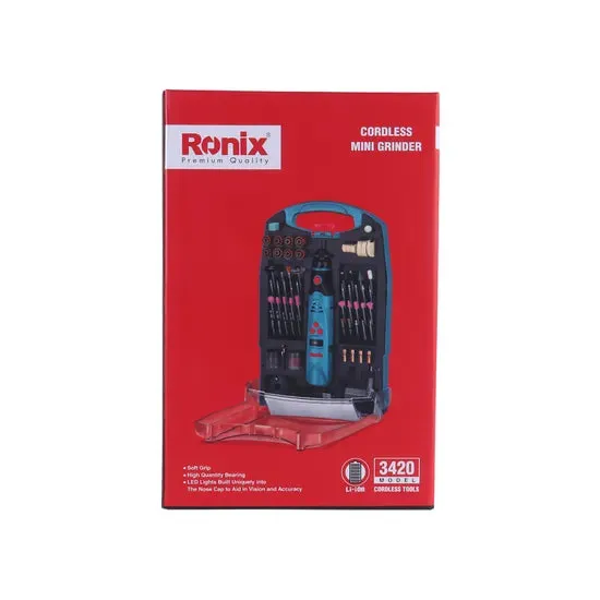 RONIX Ronix 3420 Handheld Portable Grinder Variable Speed Electric Tools Cordless Rotary Tool Kit, photo 5 of 6