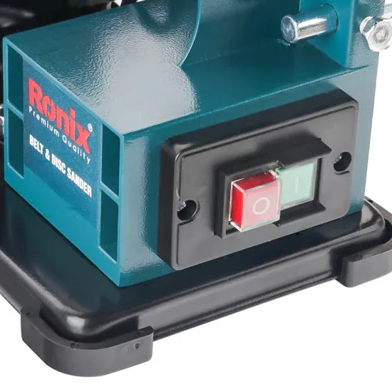 Ronix 6315 Belt Sander 50-60Hz 220-240V Professional 350W Power Tools High-Quality 1450rpm Belt&Disc Saw for Woodworking, photo 4 of 6