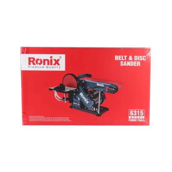 Ronix 6315 Belt Sander 50-60Hz 220-240V Professional 350W Power Tools High-Quality 1450rpm Belt&Disc Saw for Woodworking, photo 6 of 6