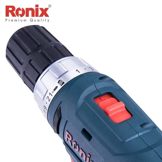 Ronix 8012 Cordless Drill Set Brushless Power Drill Kit with Fast Charger Keyless Chuck and Variable Speed Home Repairing Tool, photo 3 of 6