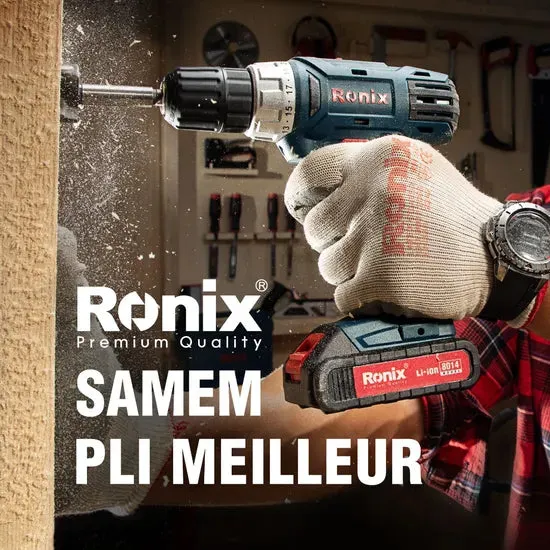 Ronix 8014 Cordless Drill Power Screwdriver Multi Function Charging Electric Hand Drill Home Industrial Electric Screwdriver, photo 3 of 6