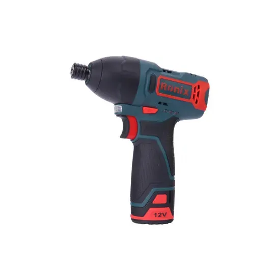 Ronix 8105K Impact Driver Combo Kit with 2 Batteries Charger and Case Blue Cordless Impact Drill Driver Impact Screwdriver, photo 2 of 6