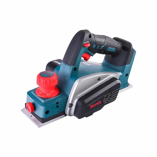 Ronix 8603 Double Blade Cordless Planer 20V 4ah 1500RPM Handy Table Household Cutting Board Mini Electric Wood Planer, photo 2 of 6
