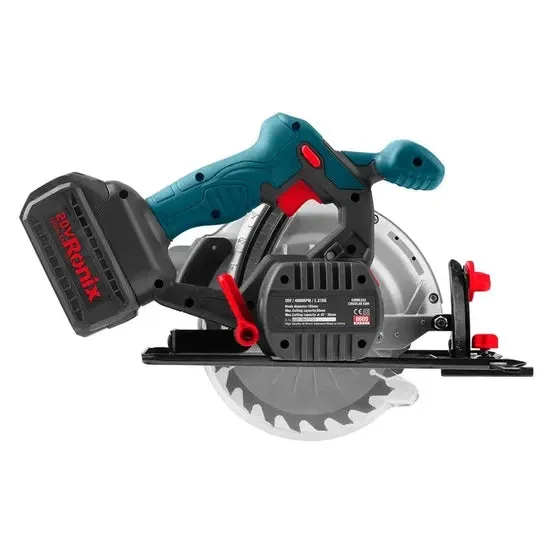 Ronix 8609 Cordless Circular Saw 20V 165mm Professional Wood Cutting Saw Home Use Brushless Circular Saw Kit, photo 2 of 6