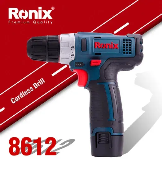 Ronix 8612 10mm Professional and Waterproof Power Tool Cordless Driver Drill, photo 6 of 6