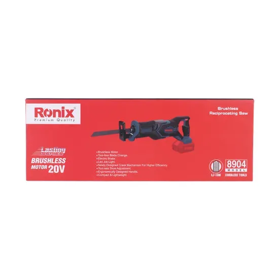 Ronix 8904 Cordless Reciprocating Saw Blades Cordless for Metal Wood Shaft Kit Electric Drill Power Portable Saw Machine, photo 6 of 6