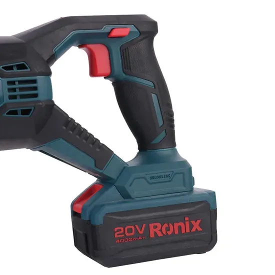Ronix 8904 Cordless Reciprocating Saw Blades Cordless for Metal Wood Shaft Kit Electric Drill Power Portable Saw Machine, photo 4 of 6