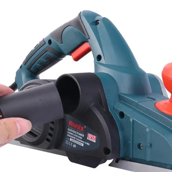 Ronix 9212 Electric Hand Planer 220V Portable Electric Wood Planer Hand Held Woodworking Power Tool Electric Planer, photo 4 of 6