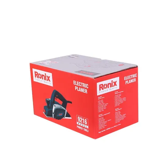 Ronix 9216 Wood Planing Adjustable 16500rpm Handheld Planer for Woodworking 580W Power Wood Planer, photo 5 of 6