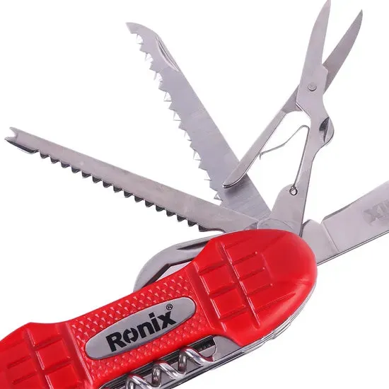 Ronix Folding 15inch Stainless Steel Wire Cutter Pliers Survival Tools Outdoor 15in 1 Camping Pocket Tools Multifunction Pliers, photo 5 of 6