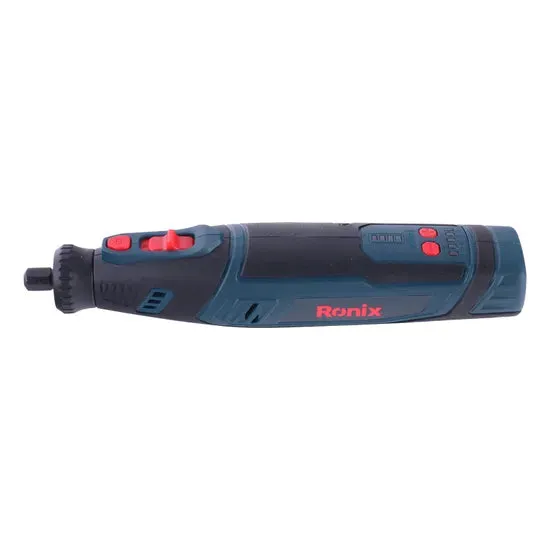 Ronix High Quality Model 3421 8V 2ah Li-ion Batteries 26 PCS Accessories Cordless Rotary Tool Kit, photo 4 of 6