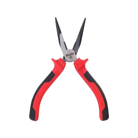 Ronix High Quality Model Rh-1376 Hand Tools 6 Inch Cr-V Alloy Steel Stiffened Tongs Mouth Cutting Pliers Long Nose Pliers, photo 4 of 6
