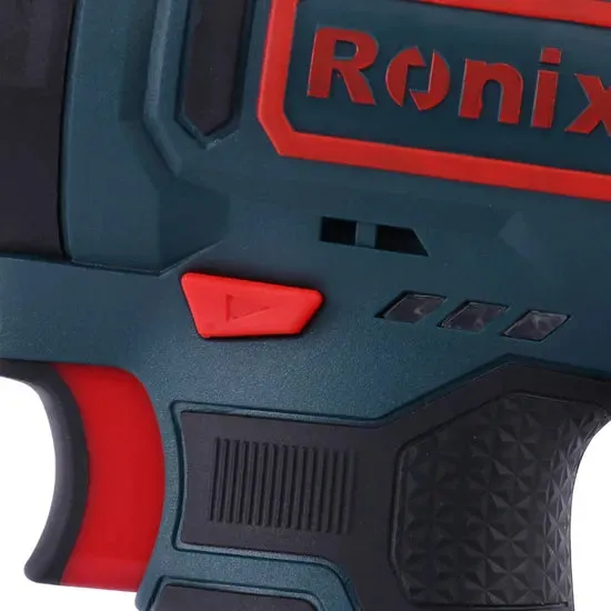 Ronix Hot Sale High Quality Model 8104K Two 12V Li-ion Batteries 120n. M Cordless Impact Drill Screwriver, photo 3 of 6