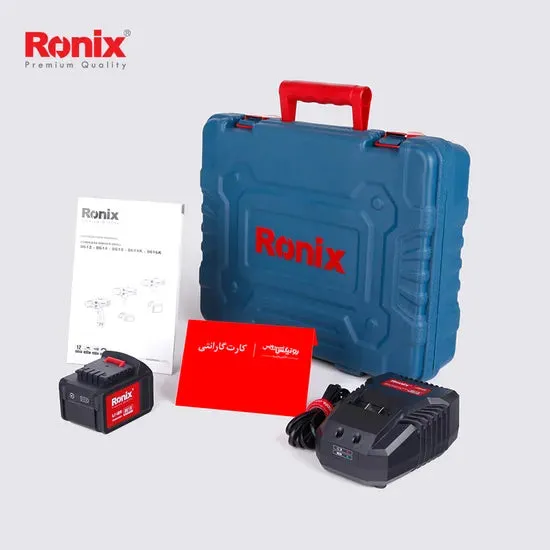 Ronix Hot-Selling Waterproof Model 8618 12V 1.5ah Li-ion Cordless Impact Drill Driver, photo 6 of 6