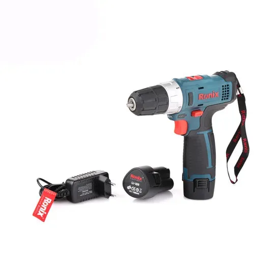 Ronix Model 8612 12V 1.5ah 2 Batteries Professional Mini Waterproof Cordless Drill and Electric Screwdriver, photo 4 of 6