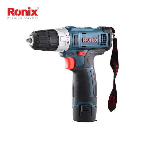 Ronix Model 8612c High Quality Mini 12V Power Tool Hand Electric Cordless Driver Drill, photo 2 of 6