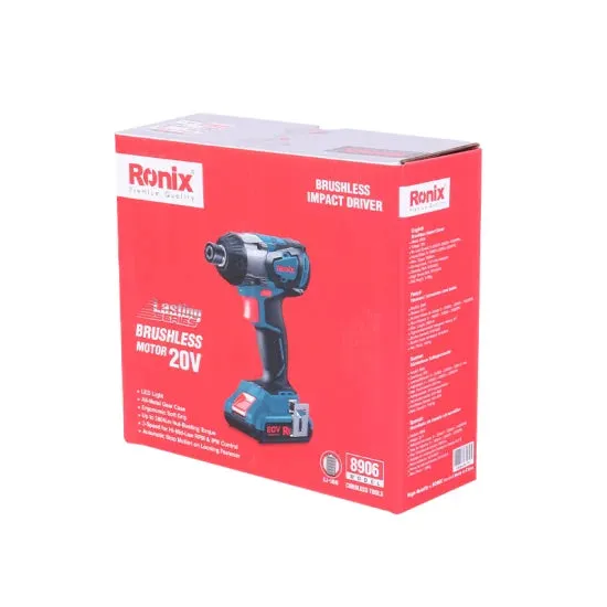 Ronix Model 8906 in Stock 89 Series Electric Cordless and Brushless Impact Power Drill Driver, photo 6 of 6