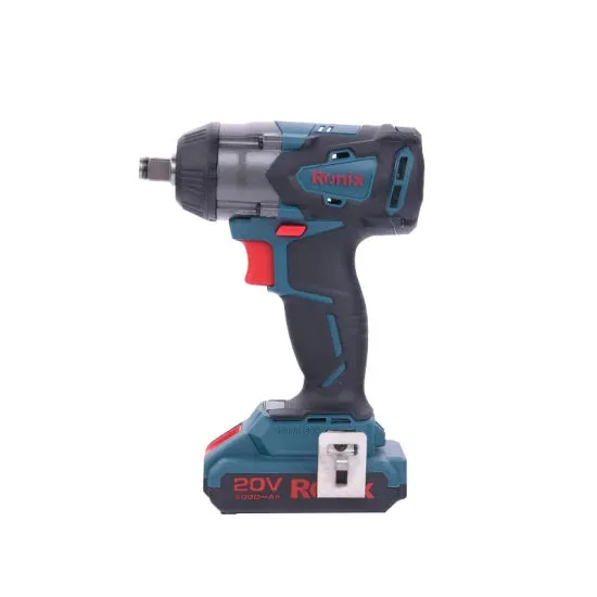 Ronix New Product Model 8907K 350n. M High Torque Brushless Motor 2ah/4ah Battery Cordless Impact Wrench Tool Kit, photo 6 of 6