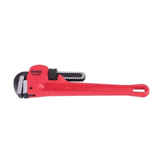 Ronix Rh-2552 Pipe Wrench 12" Heavy Duty Aluminum Steel Straight Telescopic Pipe Stainless Steel Adjustable Wrench, photo 4 of 6