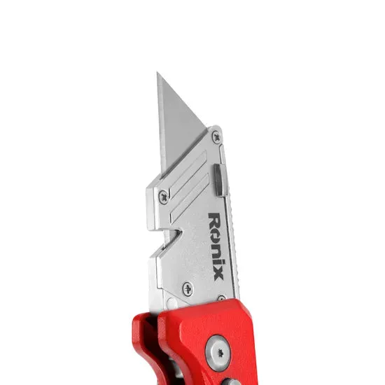 Ronix Rh-3011~3014 Knife Cutter Sk2 Paper Pocket Multi-Tool Knife Folding Knife Box Cutter Stainless Steel Cutting Blade Knife Hand Cutting Tool, photo 5 of 6