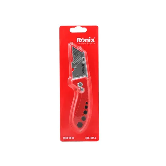Ronix Rh-3011~3014 Knife Cutter Sk2 Paper Pocket Multi-Tool Knife Folding Knife Box Cutter Stainless Steel Cutting Blade Knife Hand Cutting Tool, photo 6 of 6