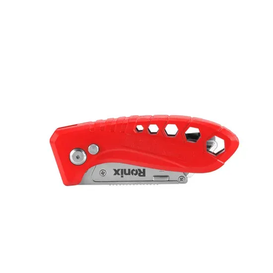 Ronix Rh-3011~3014 Knife Cutter Sk2 Paper Pocket Multi-Tool Knife Folding Knife Box Cutter Stainless Steel Cutting Blade Knife Hand Cutting Tool, photo 4 of 6