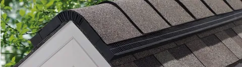 VentSure 8 in × 4 ft Strip Ridge Vent, Black
