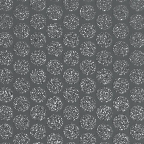 Small Coin 5 × 10 ft Slate Grey Raised Coin Garage Floor Roll