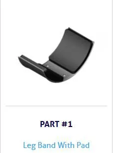 Leg Band with Pads, Replacement Stilt Part