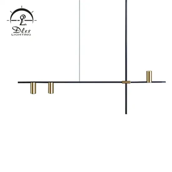 DLSS Lighting Simple Design Living Room Artistic Style Chandelier Lamp Pendant Lighting, in a room, photo 2 of 6
