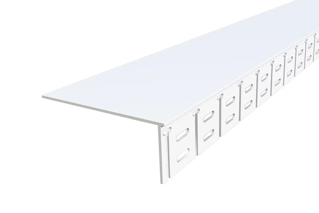 Trim-Tex Super L Bead 10 ft Vinyl Drywall Trim with 3-1/8 in. Return Leg, photo 2 of 5