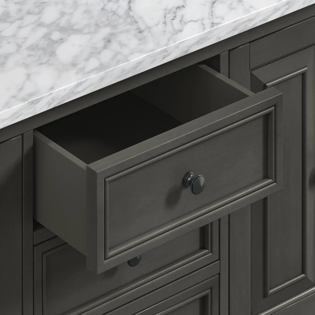 Avanity Thompson 60-in Charcoal Glaze Bathroom Vanity Cabinet, photo 17 of 19