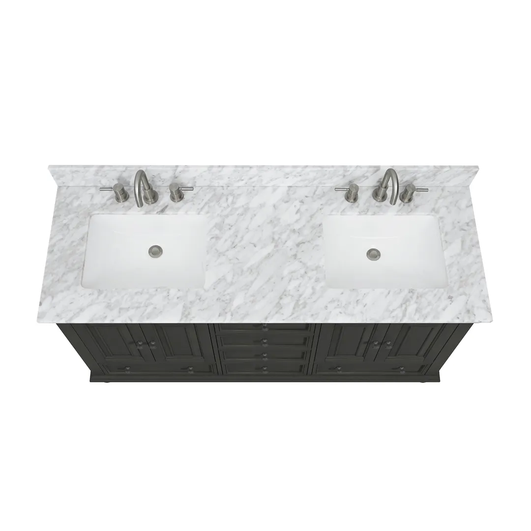 Avanity Thompson 60-in Charcoal Glaze Bathroom Vanity Cabinet, photo 13 of 19