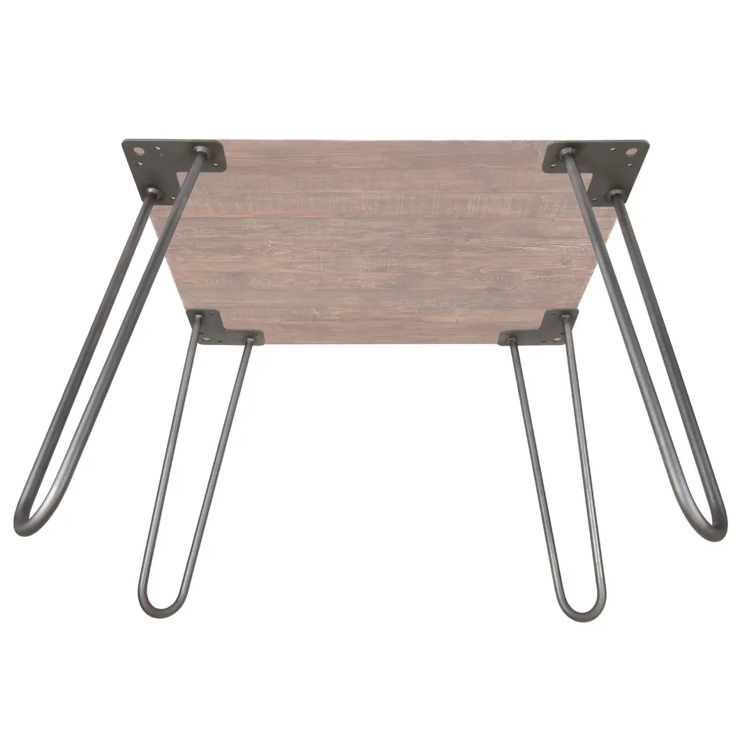 WEN 1/2 in. Diameter x 16 in. Mid‑Century Modern Raw Steel Hairpin Table Legs (4-Pack), photo 6 of 6